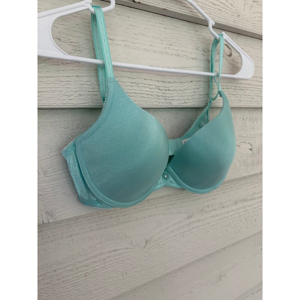 Frederick’s of Hollywood 36C Aqua Push-Up Bra | Padded Underwire - Picture 2 of 8